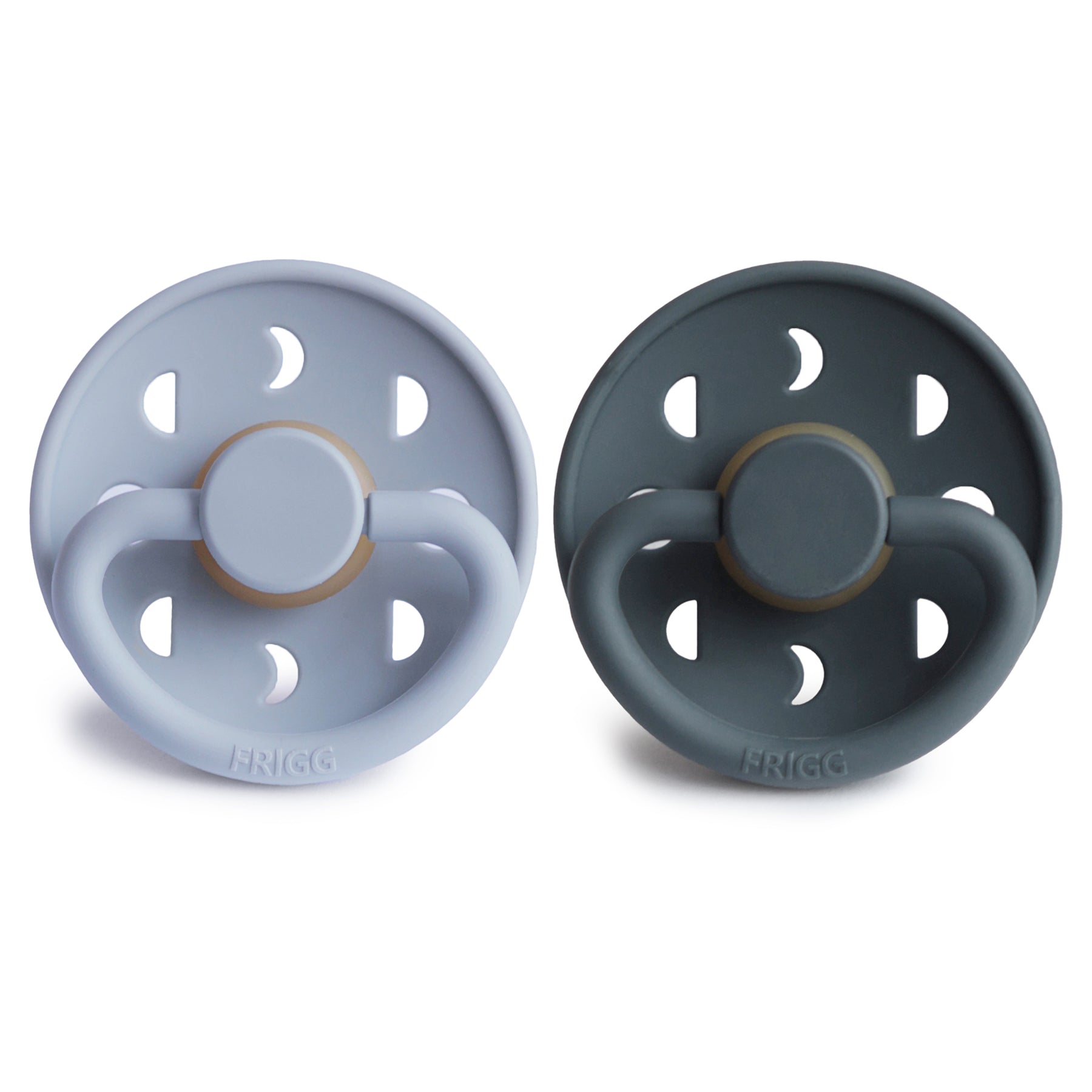 FRIGG Moon Natural Rubber Pacifier 2-Pack FRIGG PACIFIERS Mushie