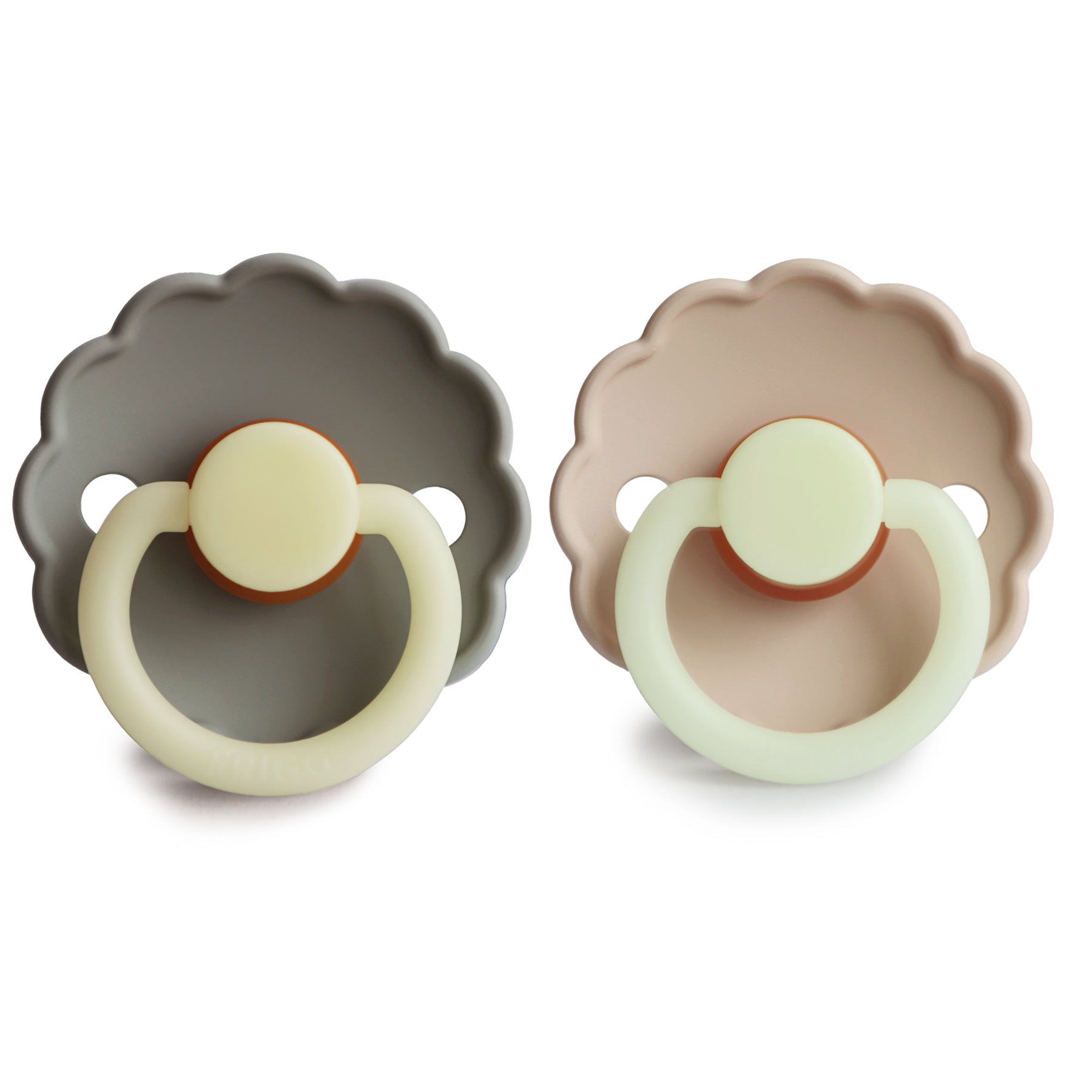 FRIGG Daisy Night Natural Rubber Pacifier 2-Pack FRIGG PACIFIERS Mushie