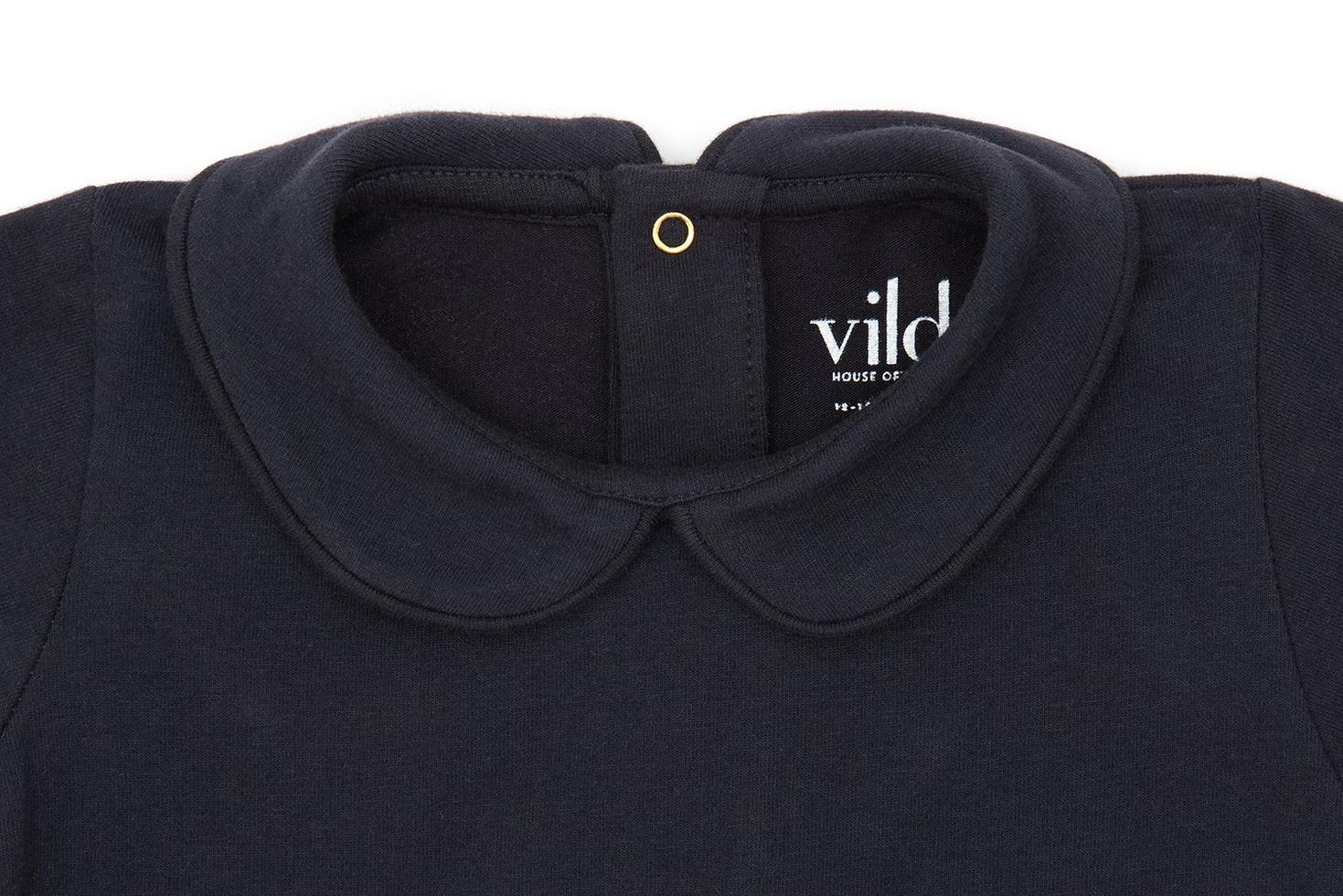 SS Organic Cotton Collared Shirt - Nocturnal Navy