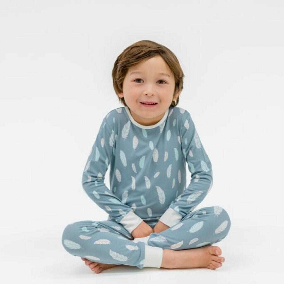 Big Kid Pajama - Feathers