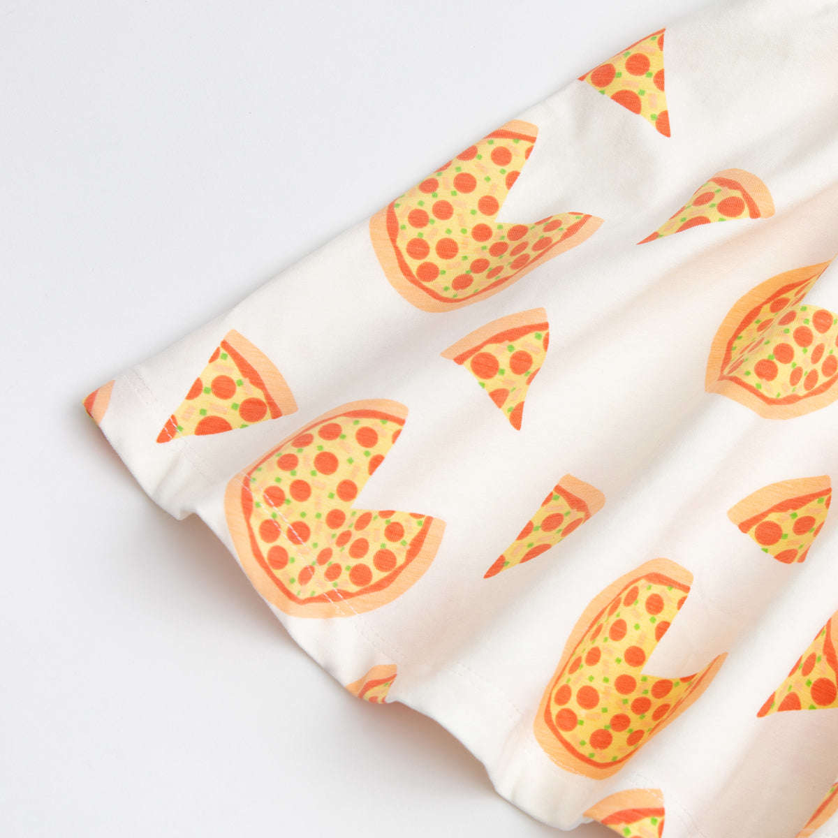 Double Ruffle Let's Dance Dress - Pizza Party