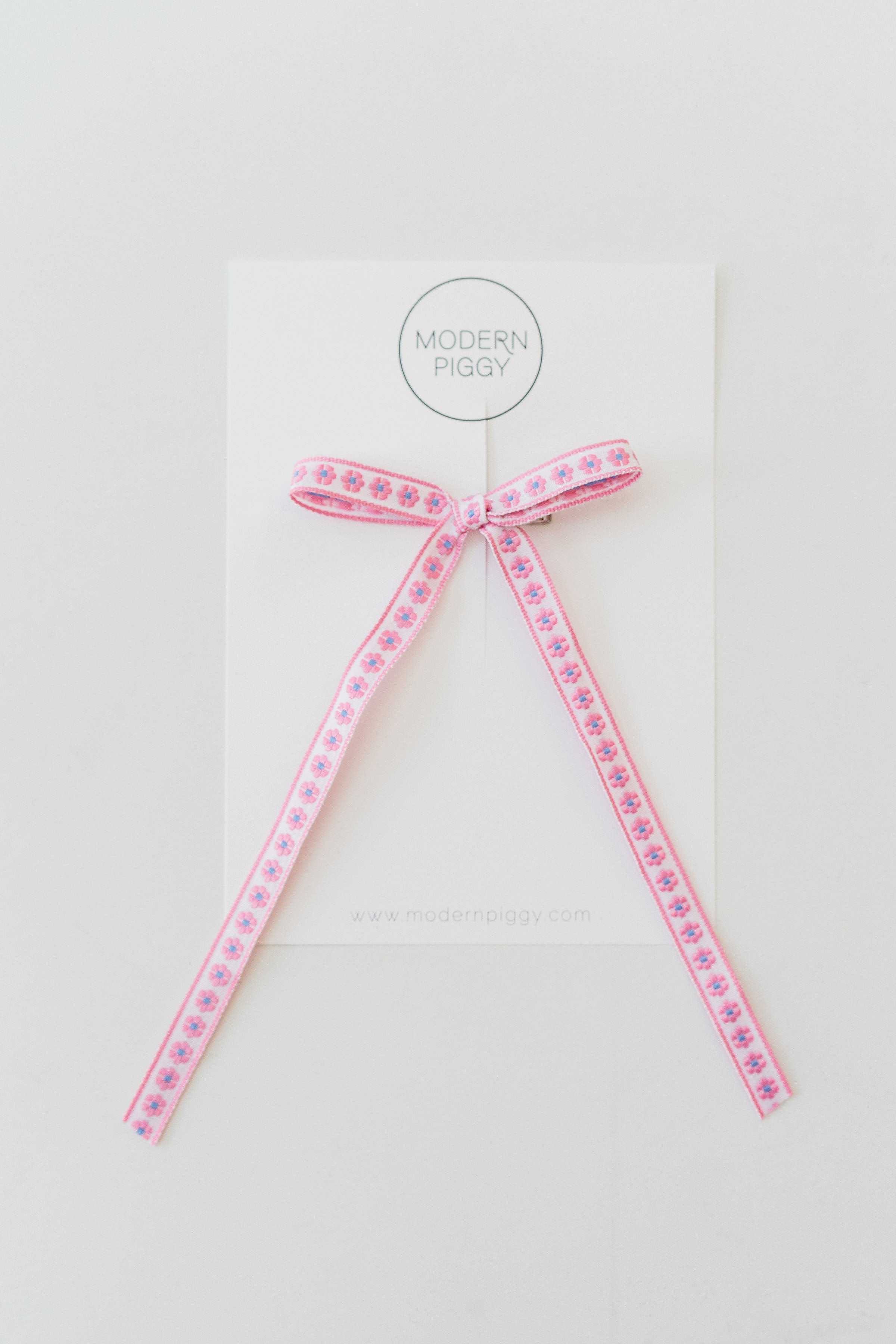 Daisy Chain- Pink | Statement Ribbon Bow