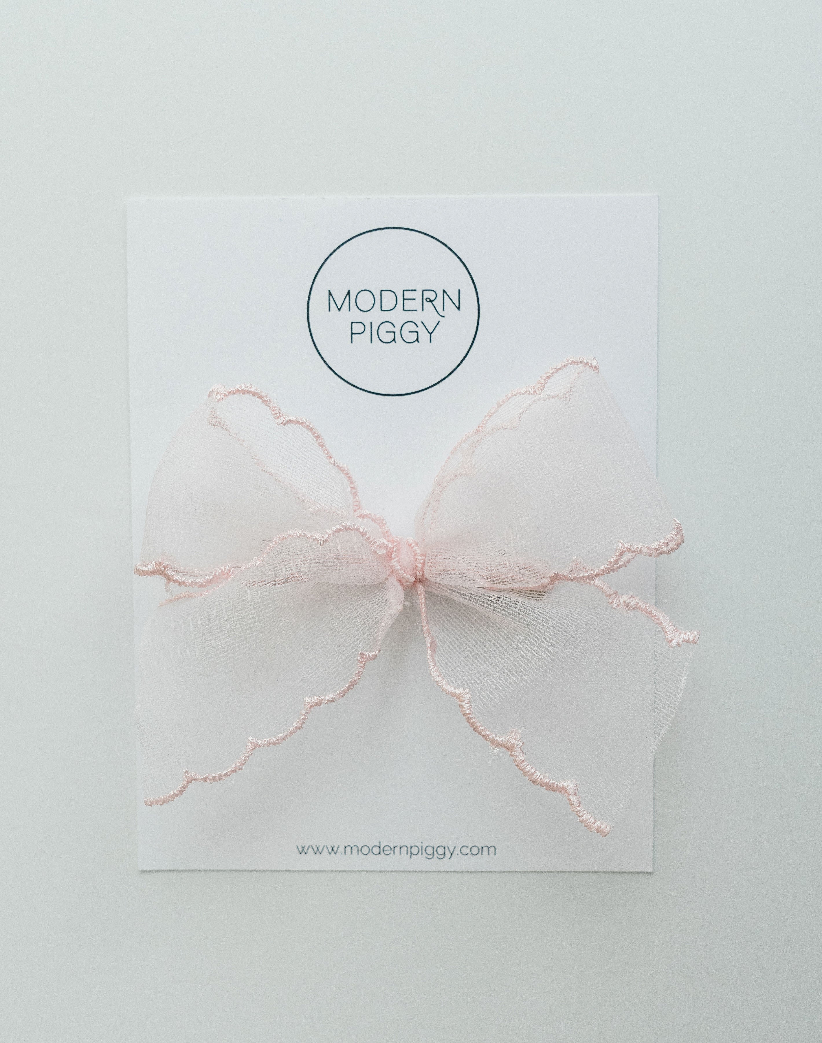 Pink Mist | Pigtail Set - Ribbon Bow