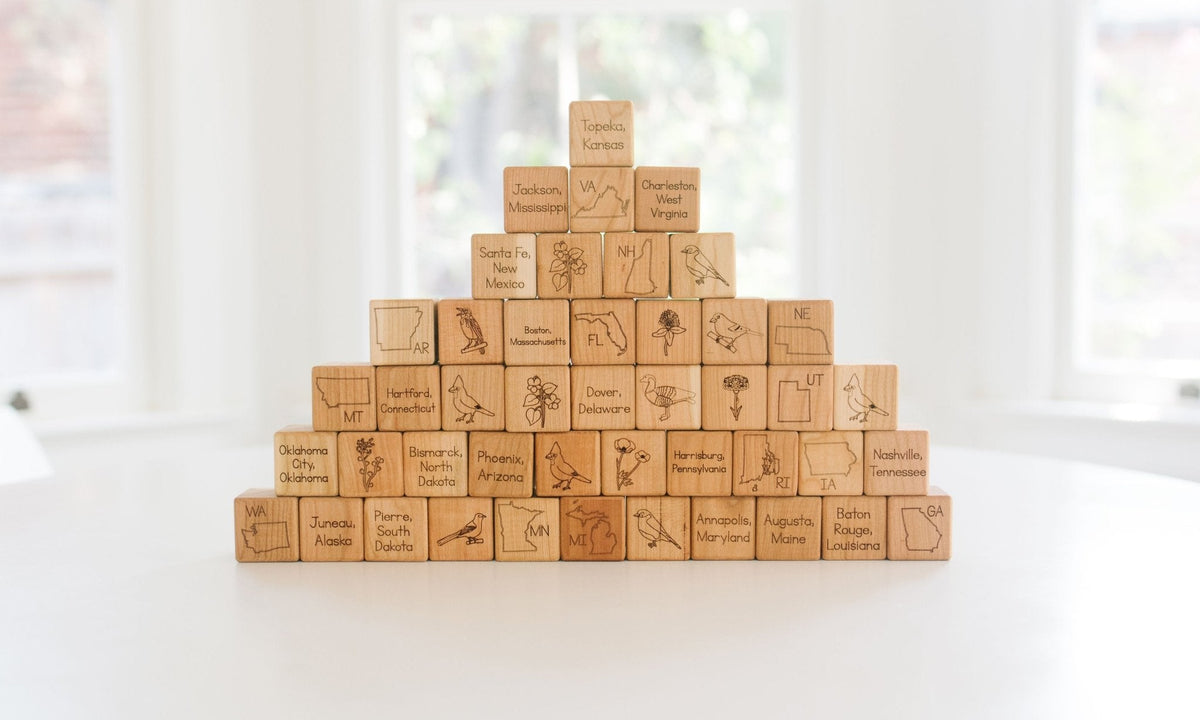 USA State Blocks