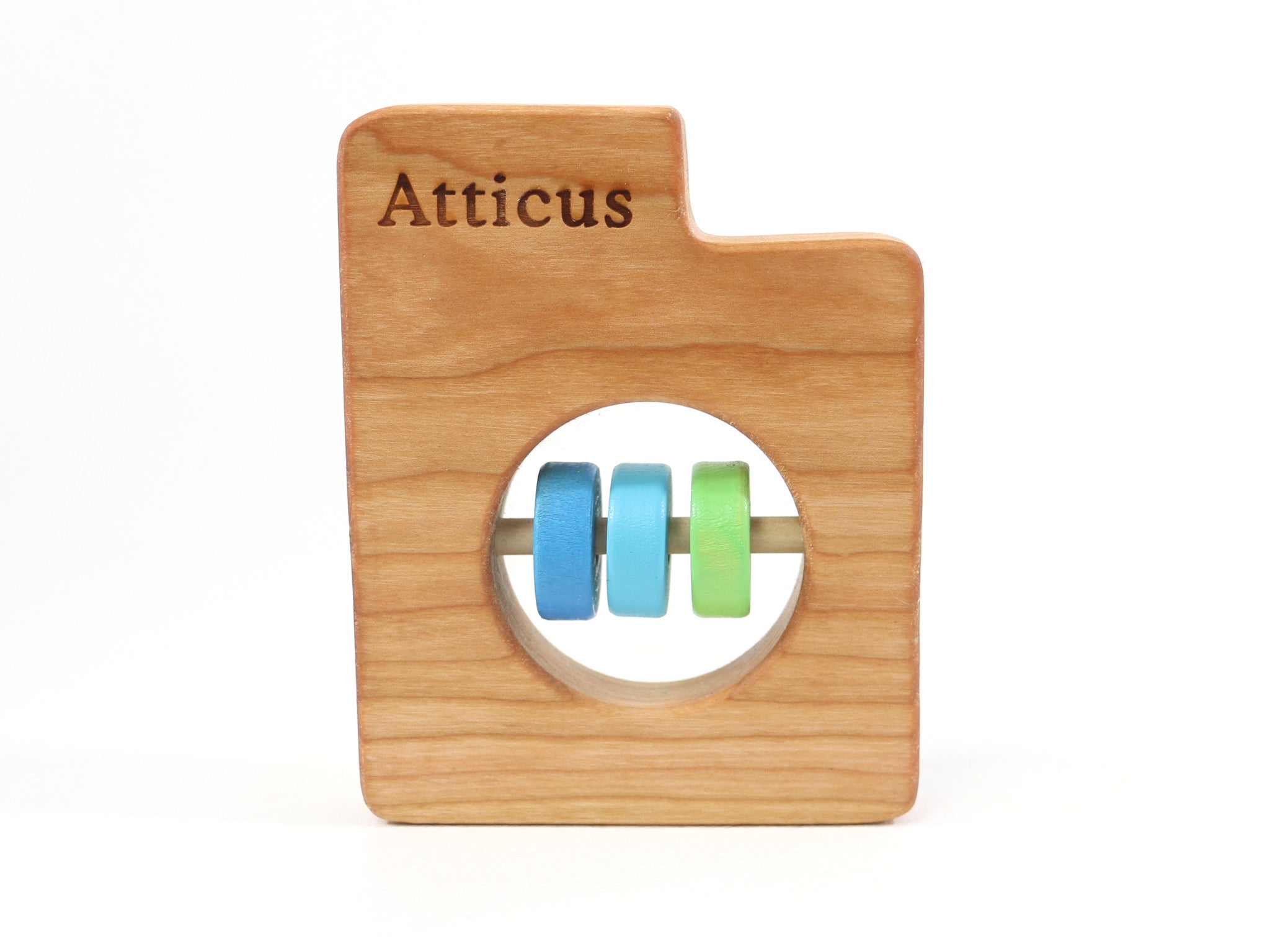 Utah State Wooden Baby Rattle™ Rattles Bannor Toys