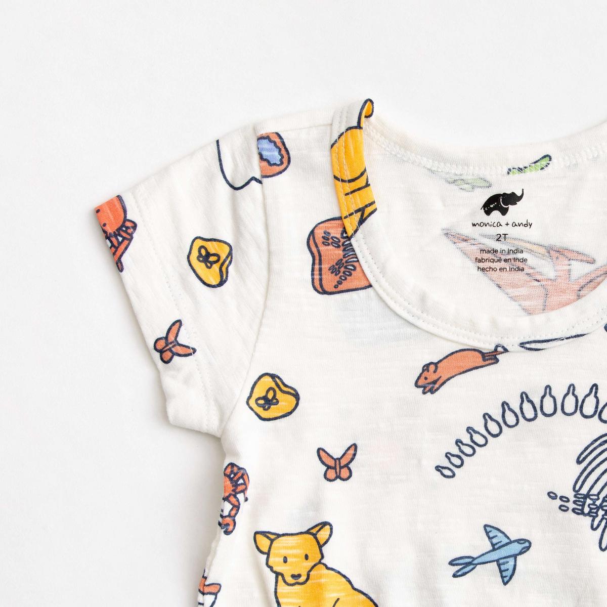 Short Sleeve Peplum Top - Field Trip