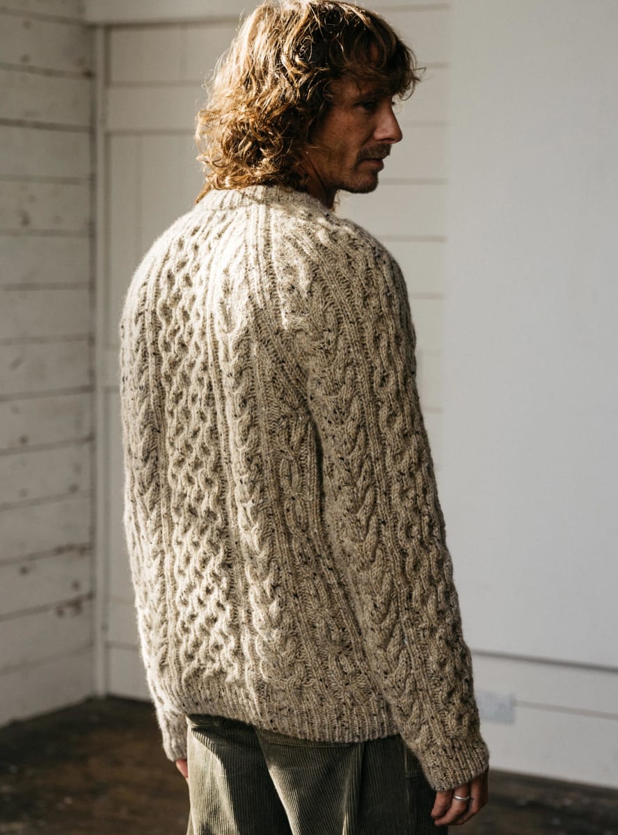 Men's Cabet Jumper - Oatmeal