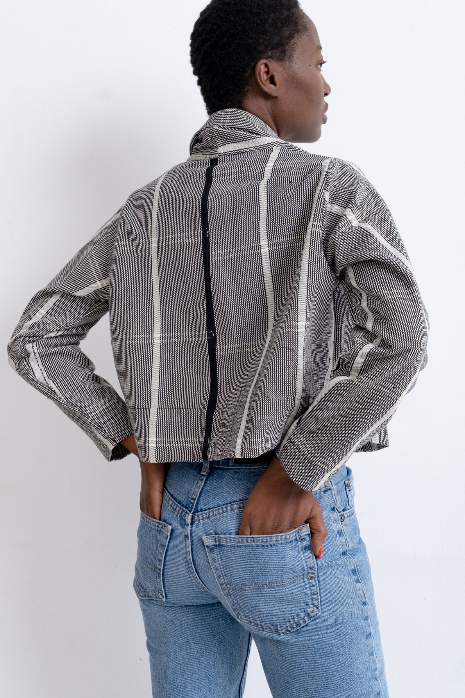 Abiba Jacket - Guinea Fowl