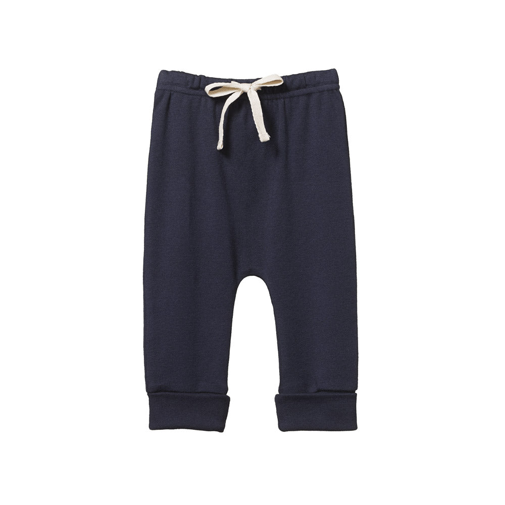 Cotton Drawstring Pants - Navy - FINAL SALE