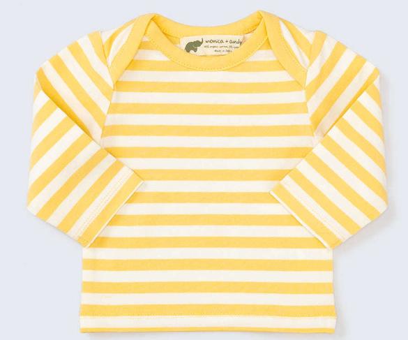Welcome Home Top - Yellow Classic Stripe
