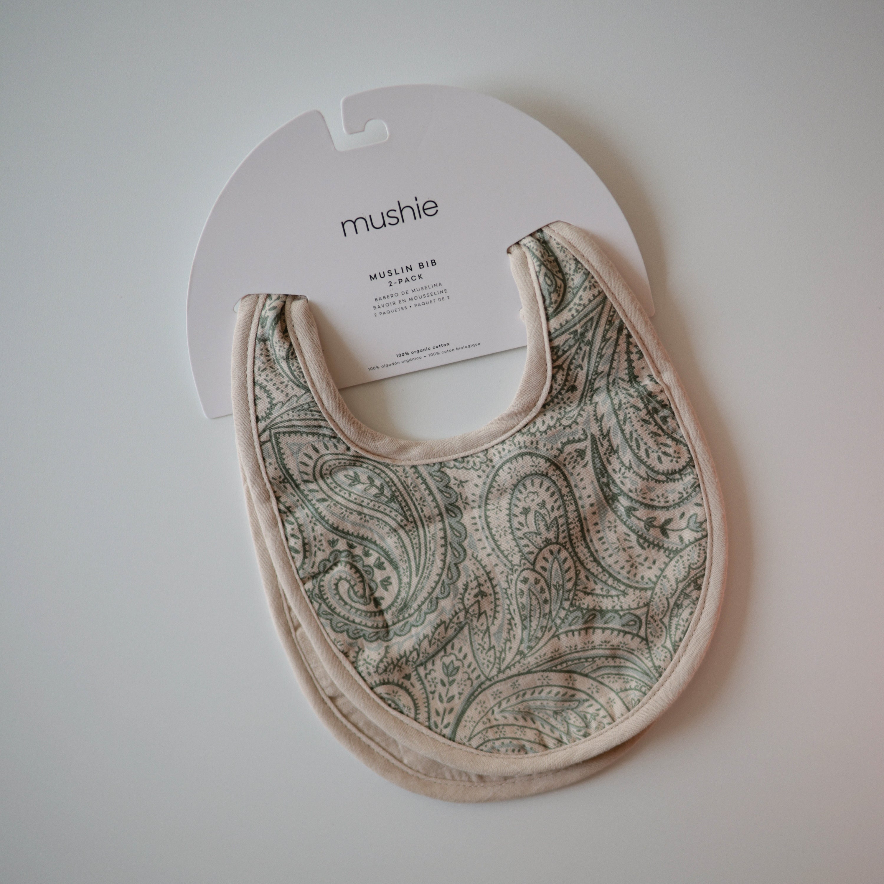 Muslin Bib 2-Pack Muslin Bib Mushie