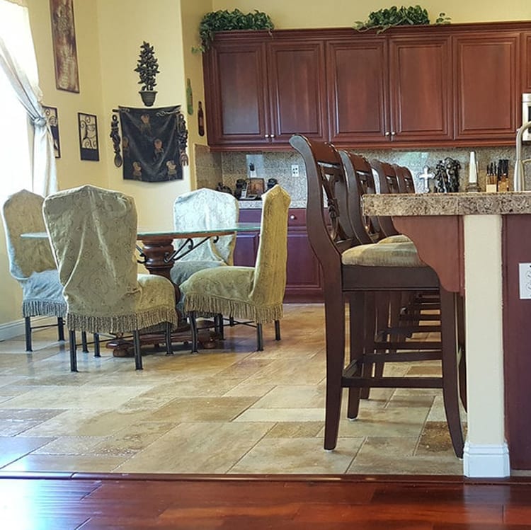 Volcano Antique Pattern Brushed, Chiseled, and Partially Filled - Livfloors Collection