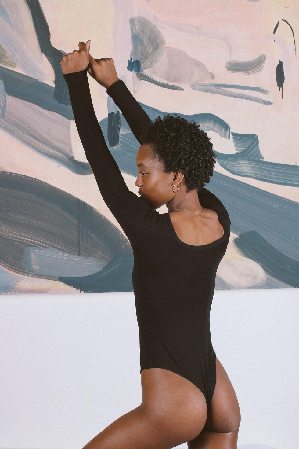 Arlin Bodysuit - Black - FINAL SALE