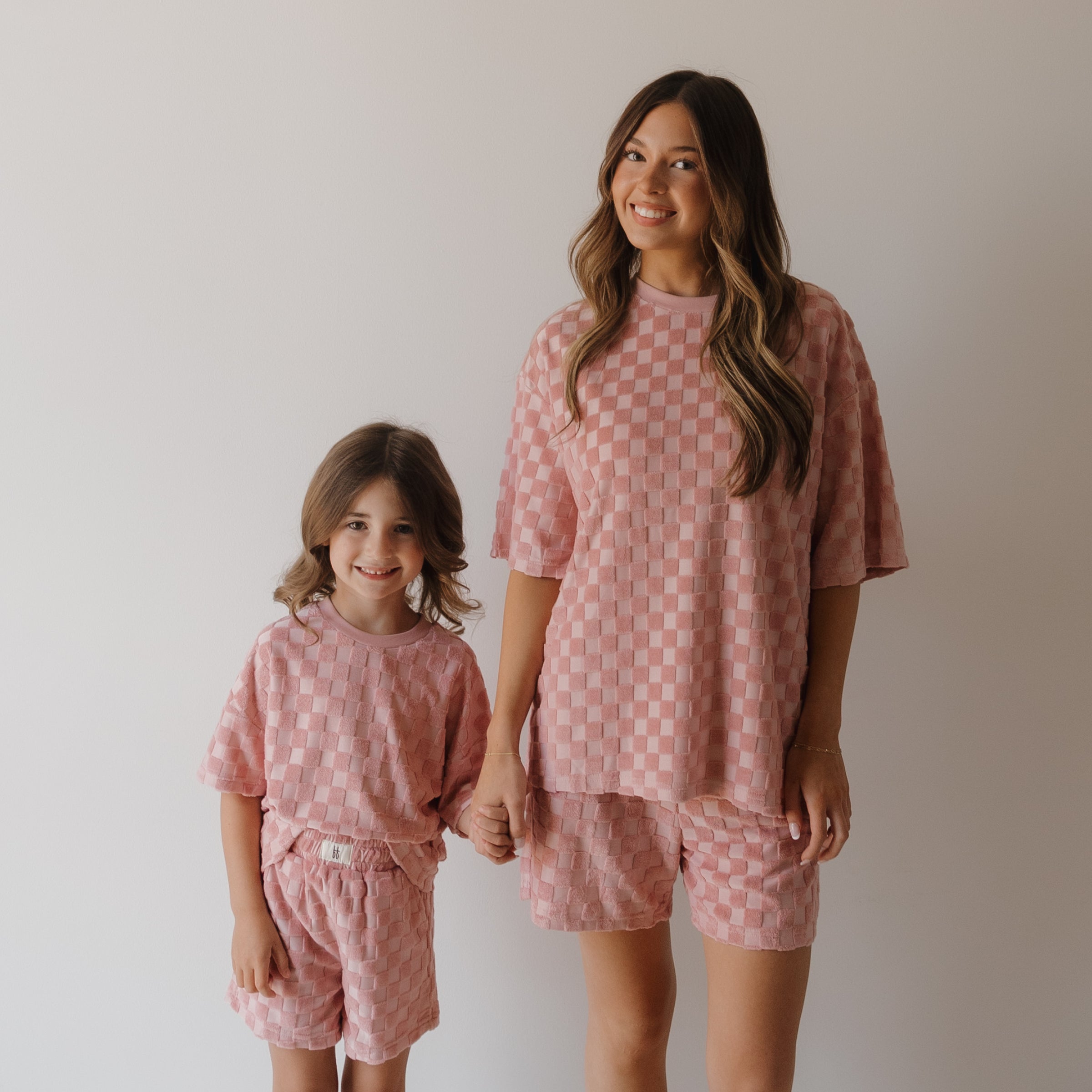 Child Terry Short Set | Sea Pink