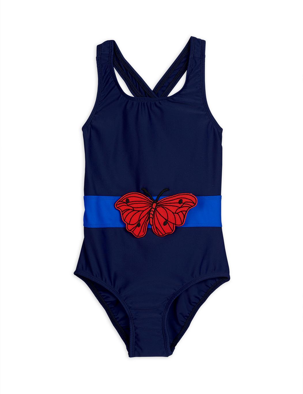 Butterfly Sporty Swimsuit - Navy
