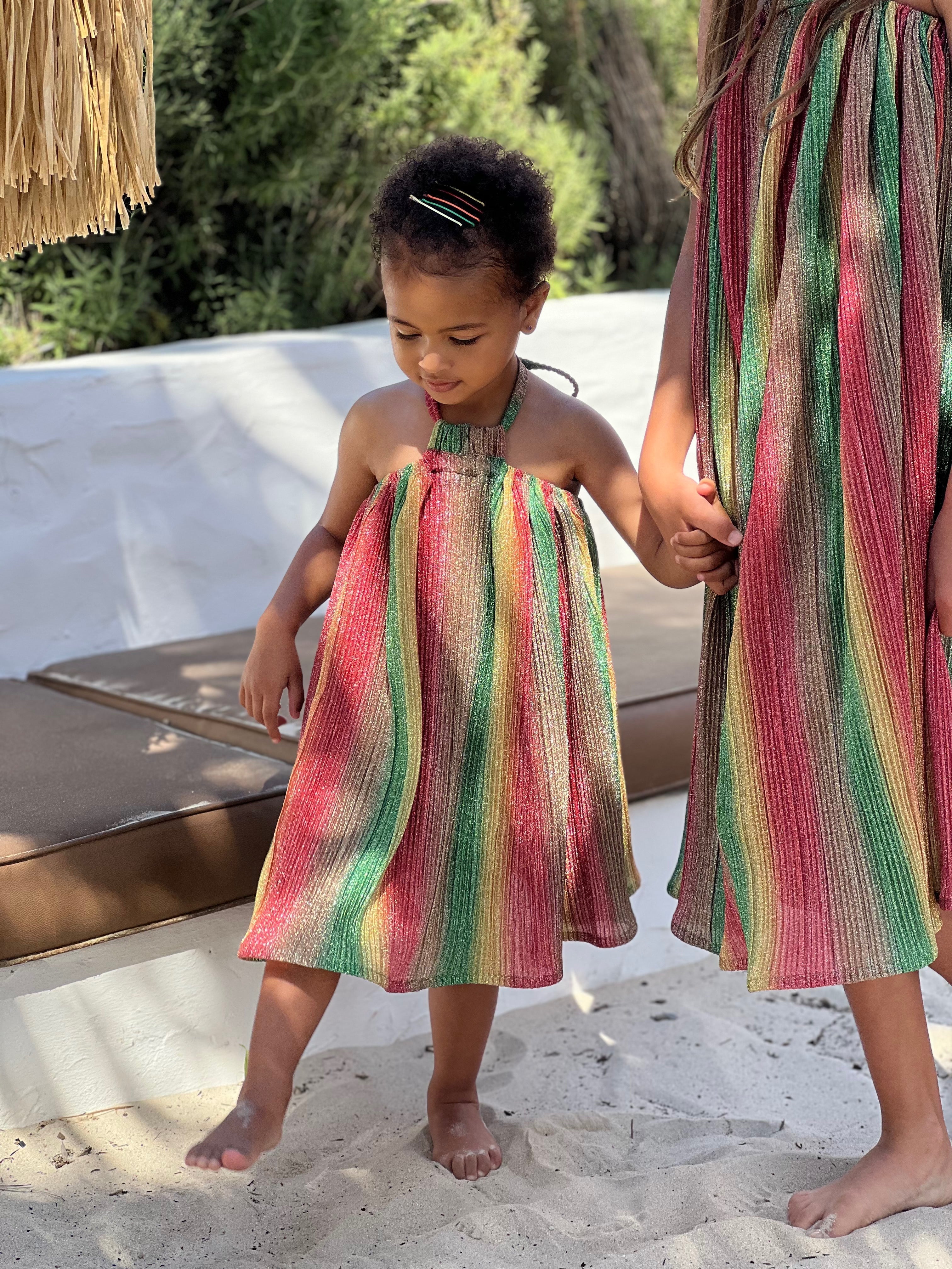 Red Rainbow Shimmer - Multicolour