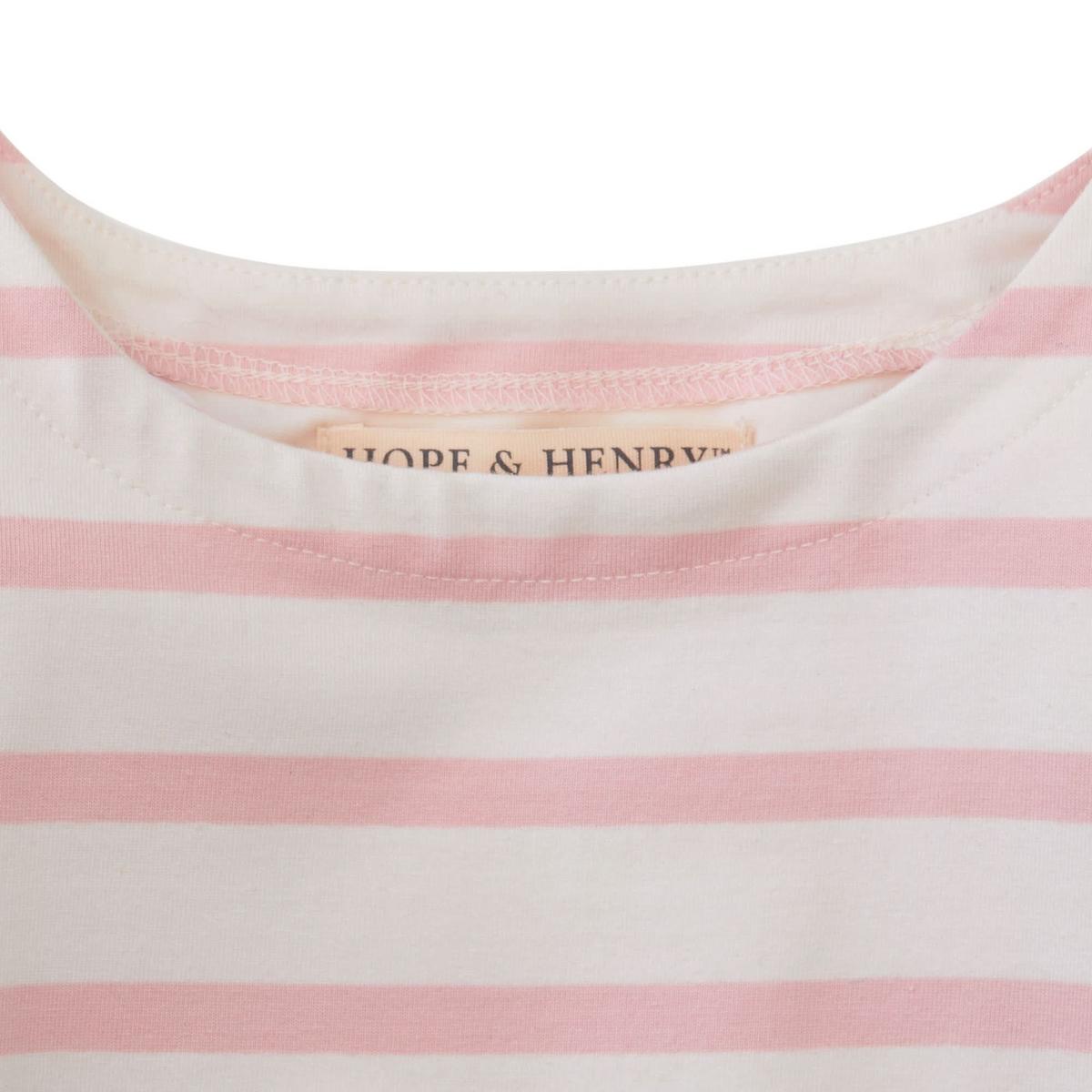 Baby Lightweight Blocked Skater Dress - Light Pink