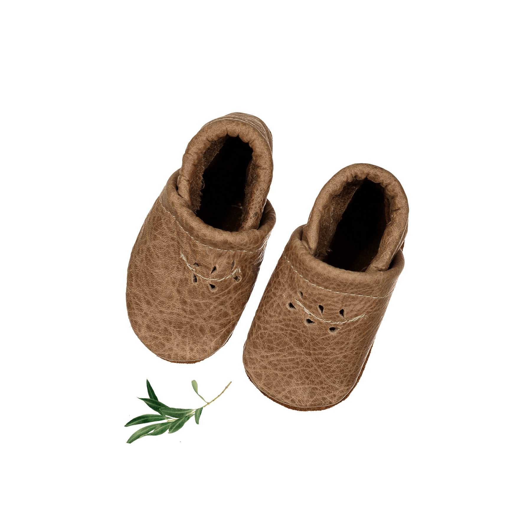 The Leather Mocc - Weathered Wood Shoes Lovely Littles