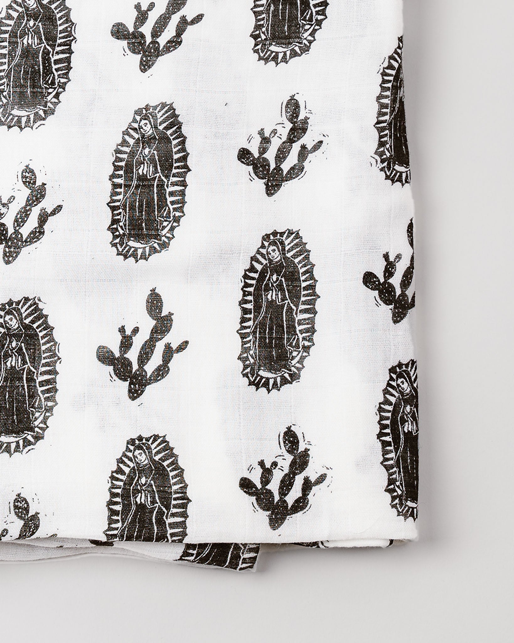 Our Lady of Guadalupe Muslin Swaddle Baby Blanket