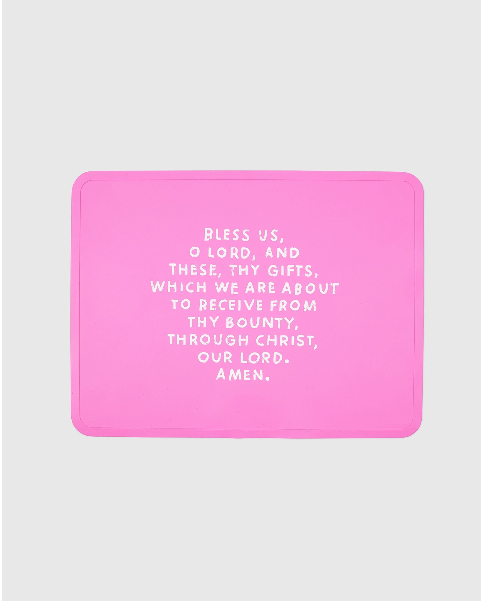 Meal Blessing Silicone Placemat
