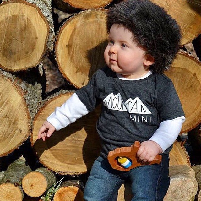 West Virginia State Wooden Baby Rattle™ Rattles Bannor Toys