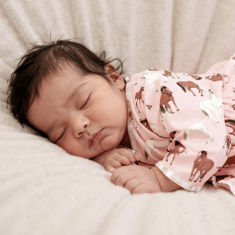 Wild Horses Ruffle Gown