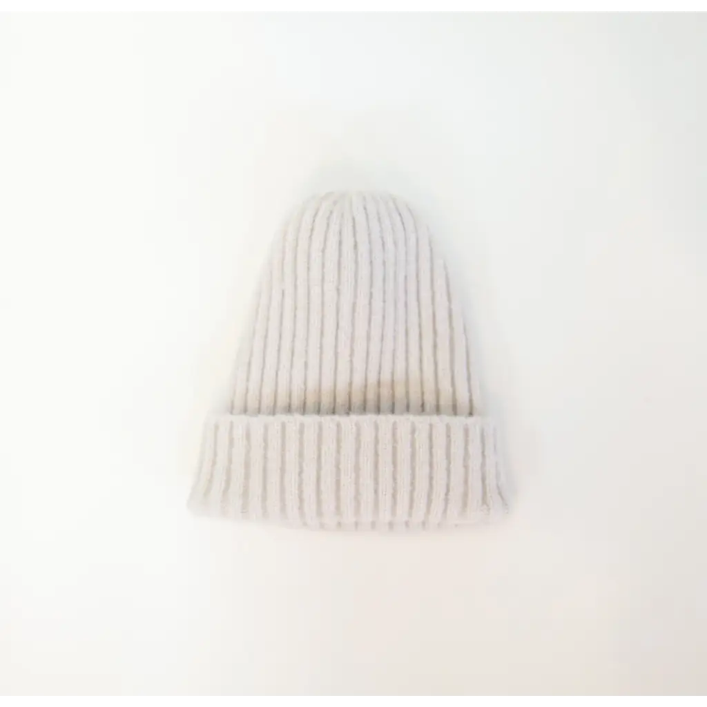 Ribbed Beanie Hat for Kids