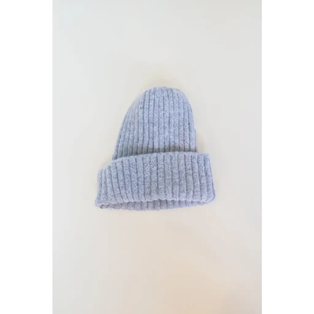 Ribbed Beanie Hat for Kids