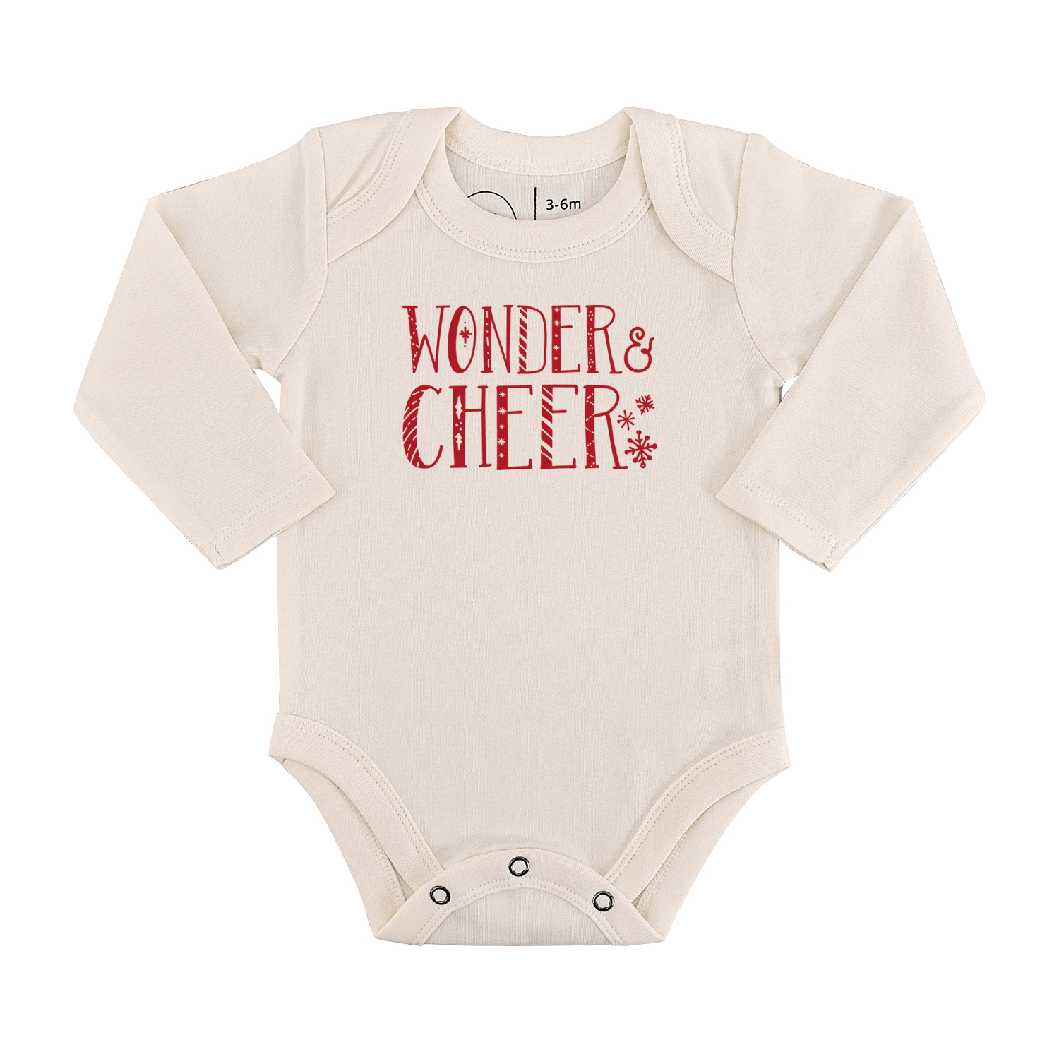 long sleeve graphic bodysuit | wonder and cheer
