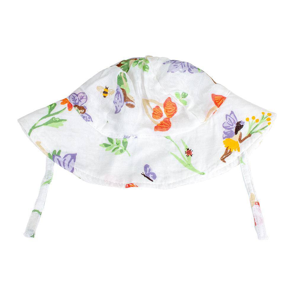 Woodland Fairy Oh So Soft Muslin Sun Hat Sun Hat Bebe au Lait