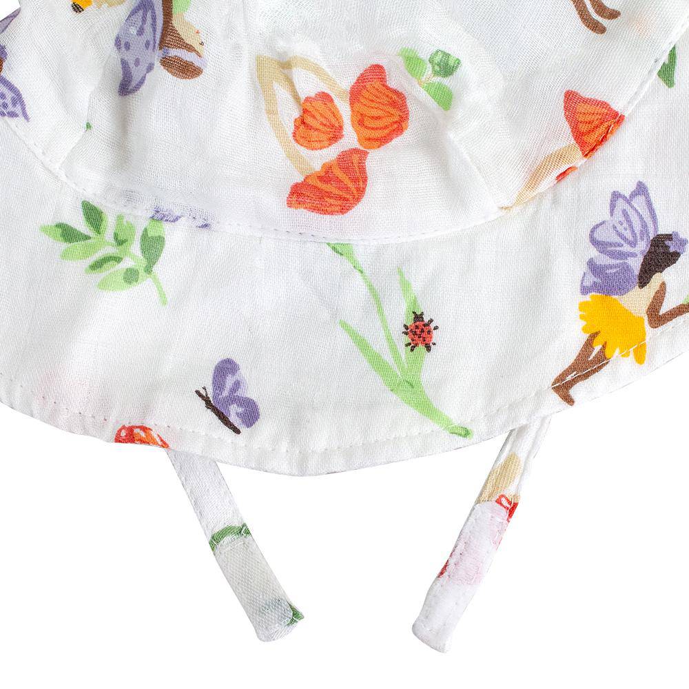 Woodland Fairy Oh So Soft Muslin Sun Hat Sun Hat Bebe au Lait