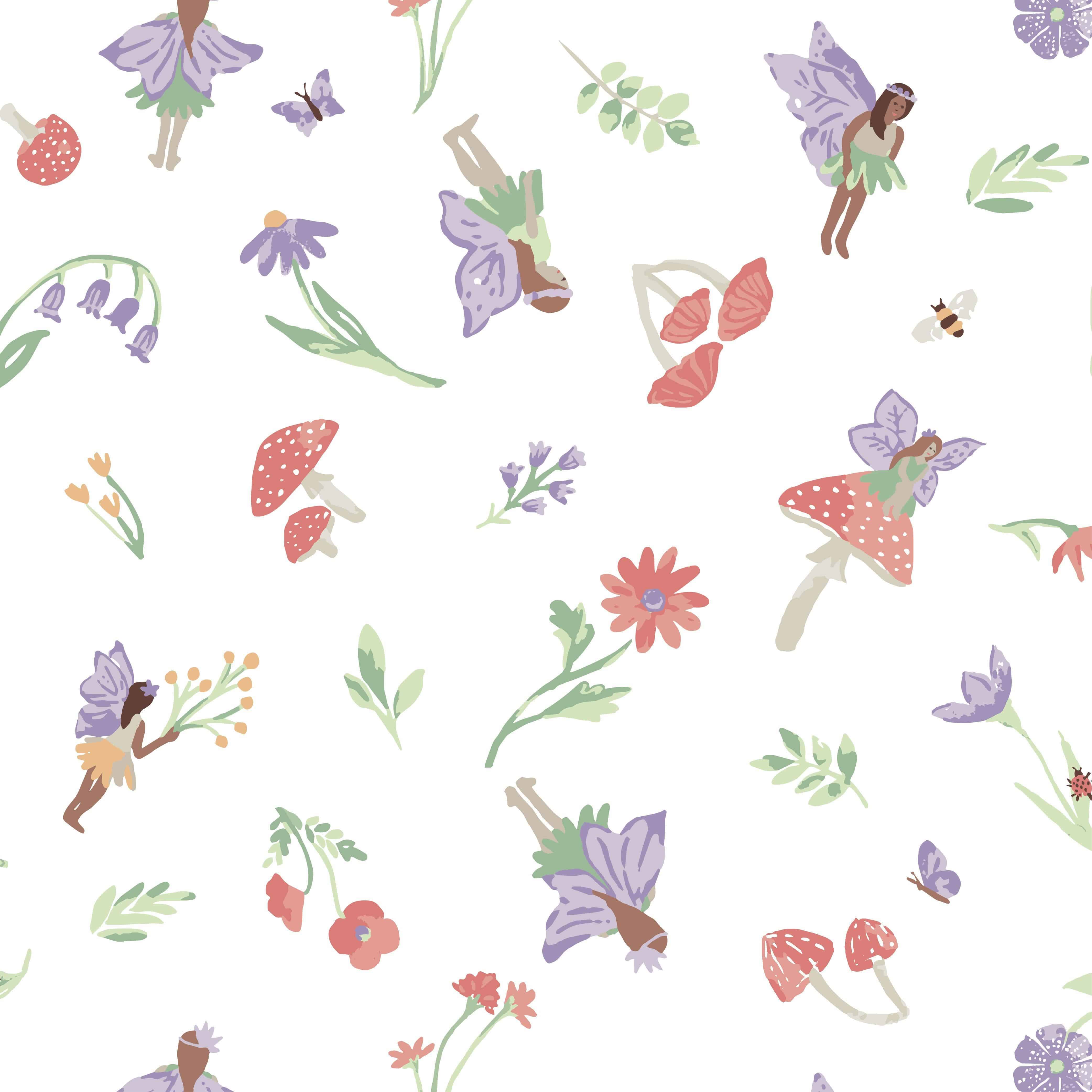 Woodland Fairy Oh So Soft Muslin Crib Sheet Crib Sheet Bebe au Lait