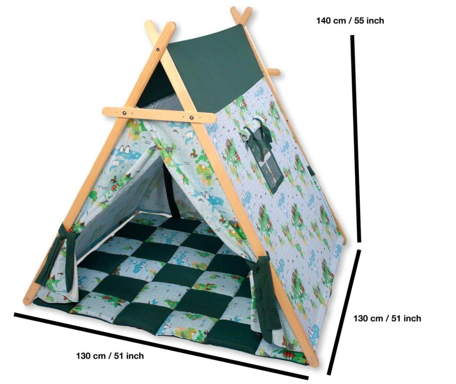 Play Tent and Play Mat / World Map