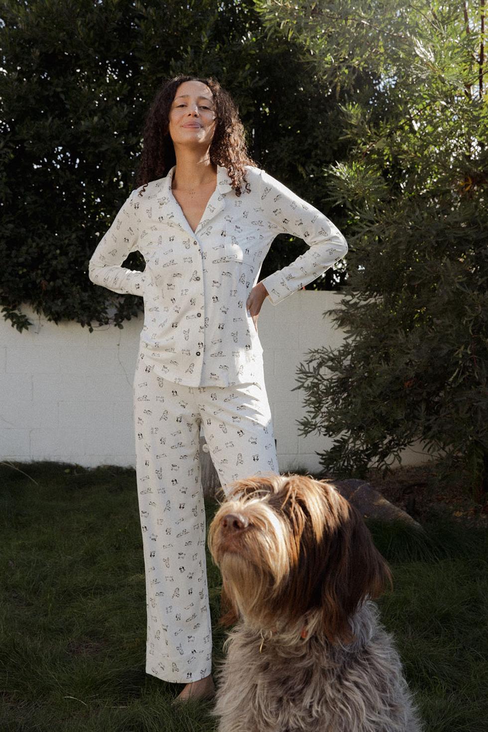 Kenny PJ Pant - Dog Print - FINAL SALE