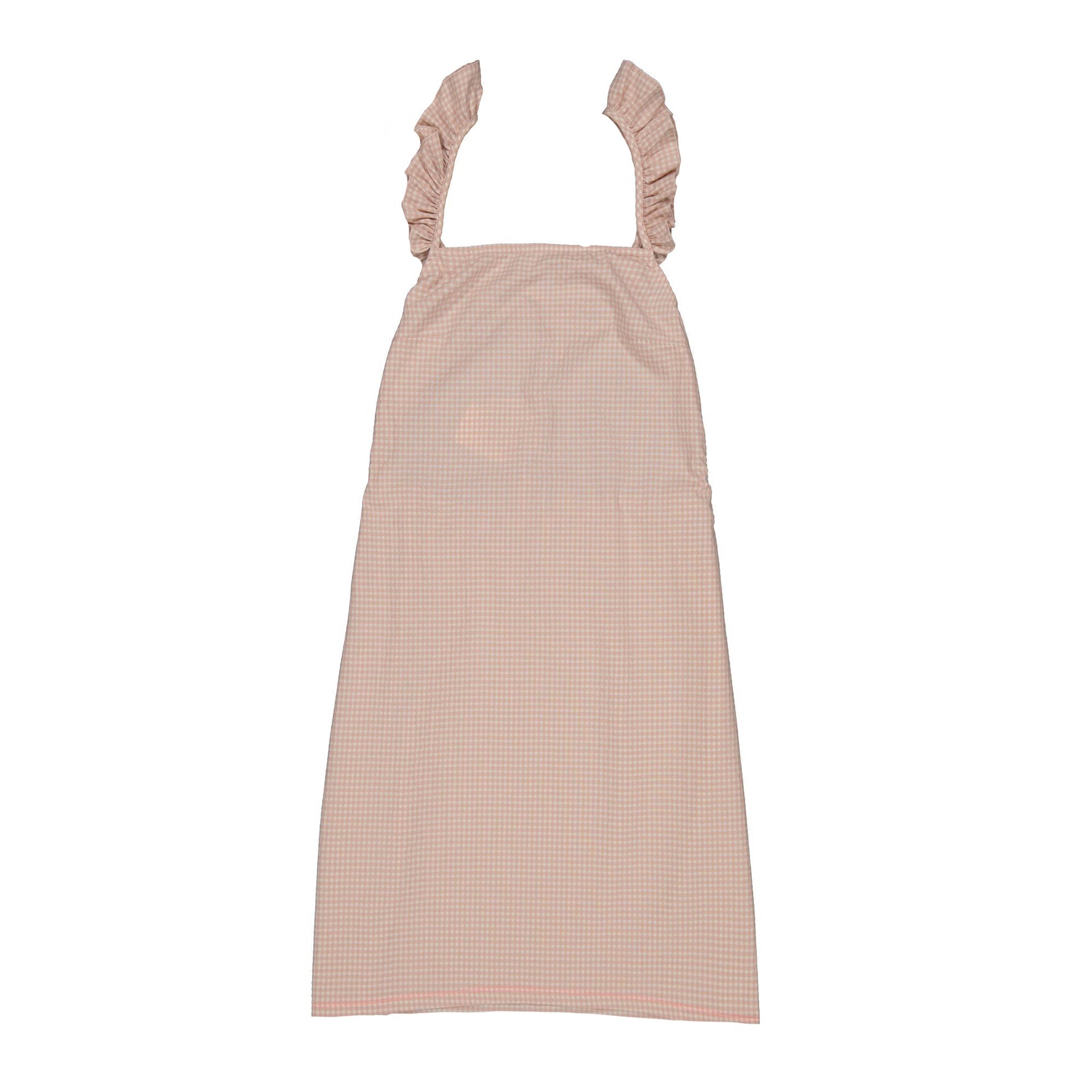 Womans Lara Dress - Peach Gingham