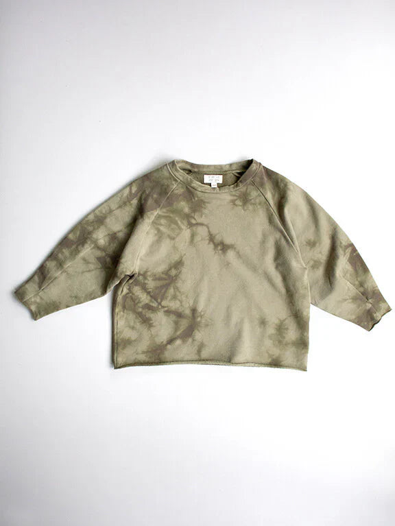 The Tie-Dye Sweatshirt - Sage tie-dye