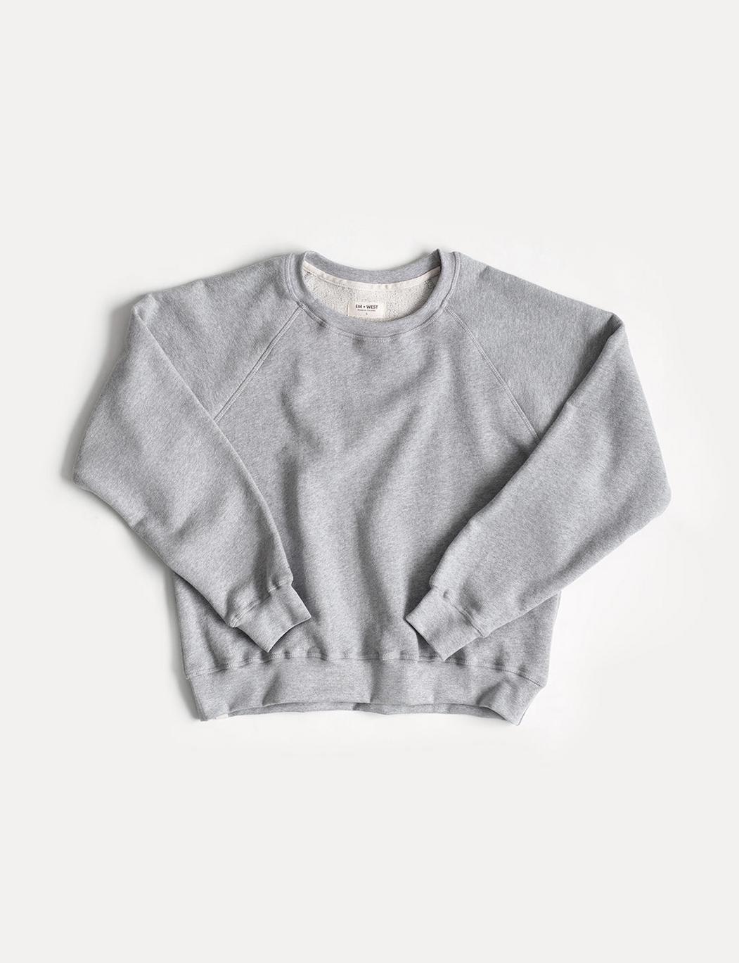 The Women's Crew Sweatshirt - Heather Grey