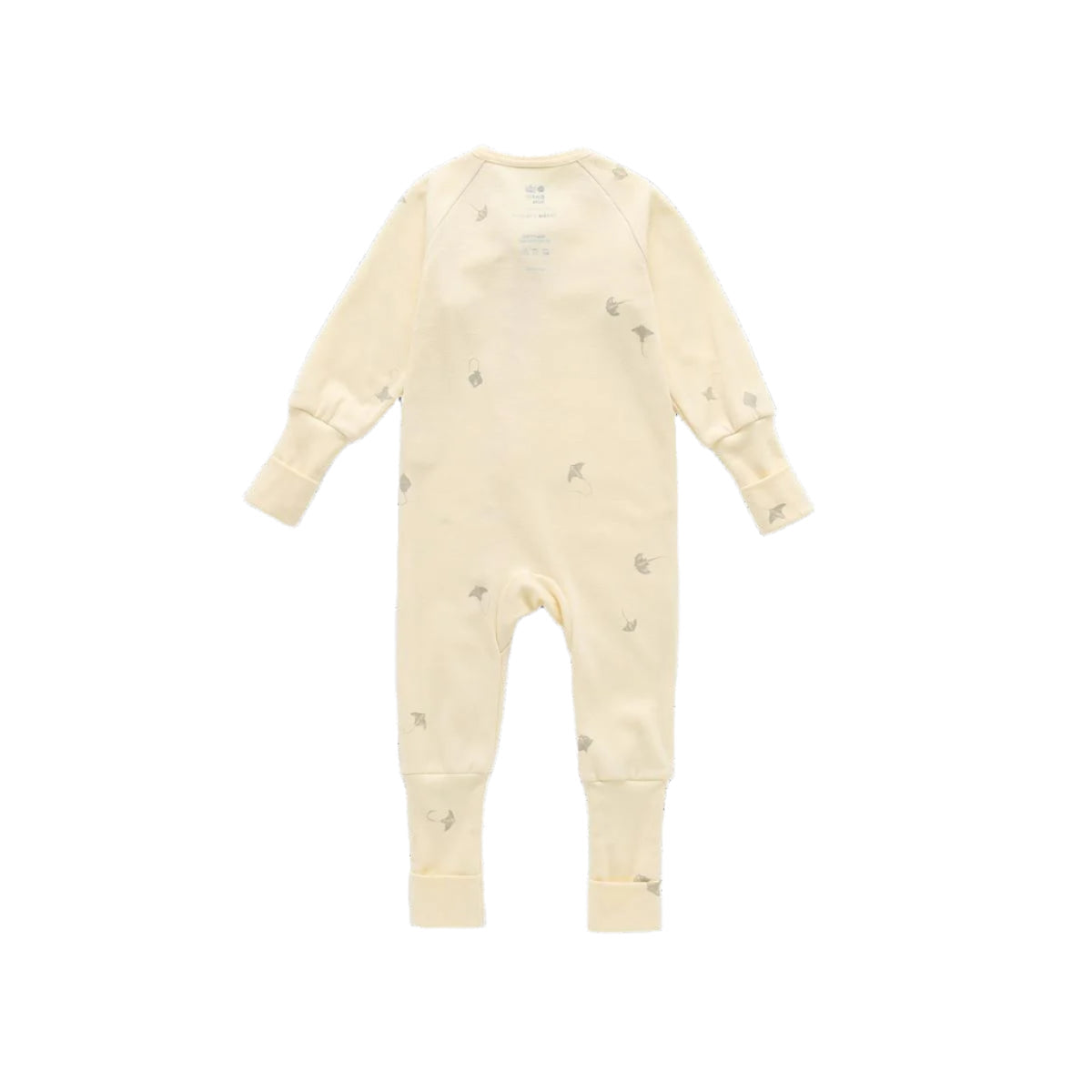 Baby Jersey Playsuit - Cream