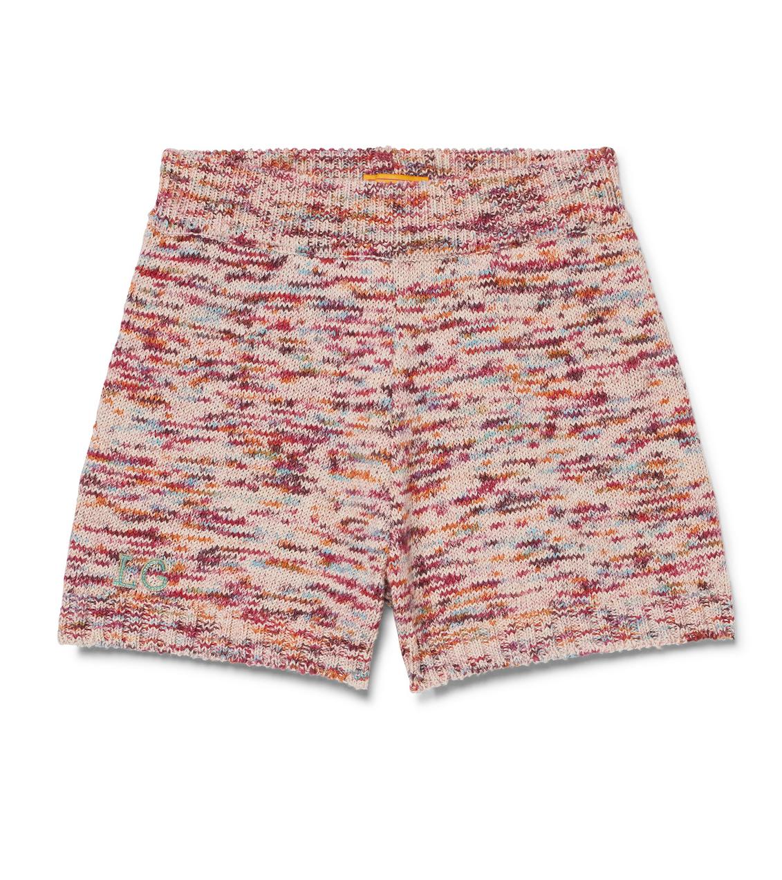 Cotton Bardot Shorts - Pink Multi