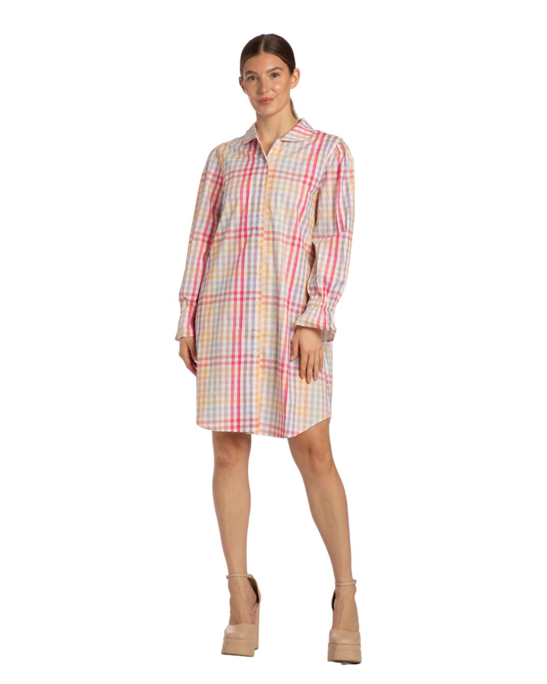 Gretchen Dress - Multi Gingham