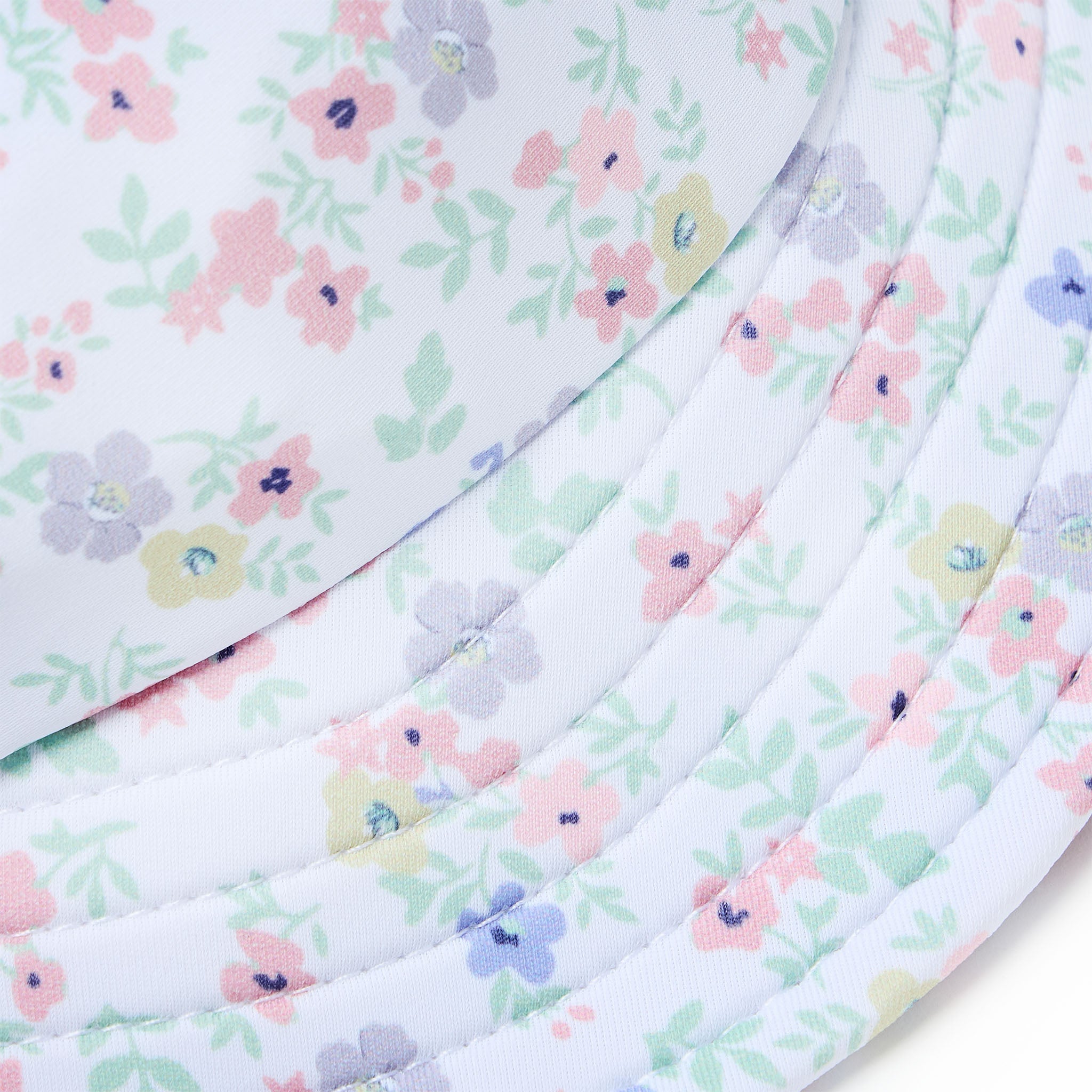 Somerset Hat - White Floral