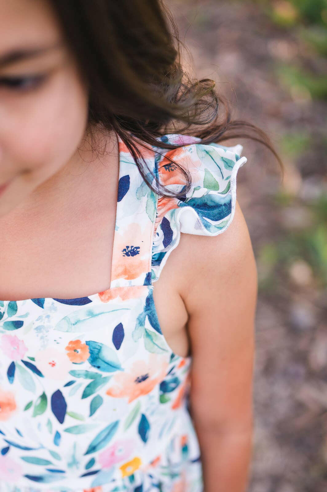 Rosita Dress in Summer Floral dress Ollie Jay