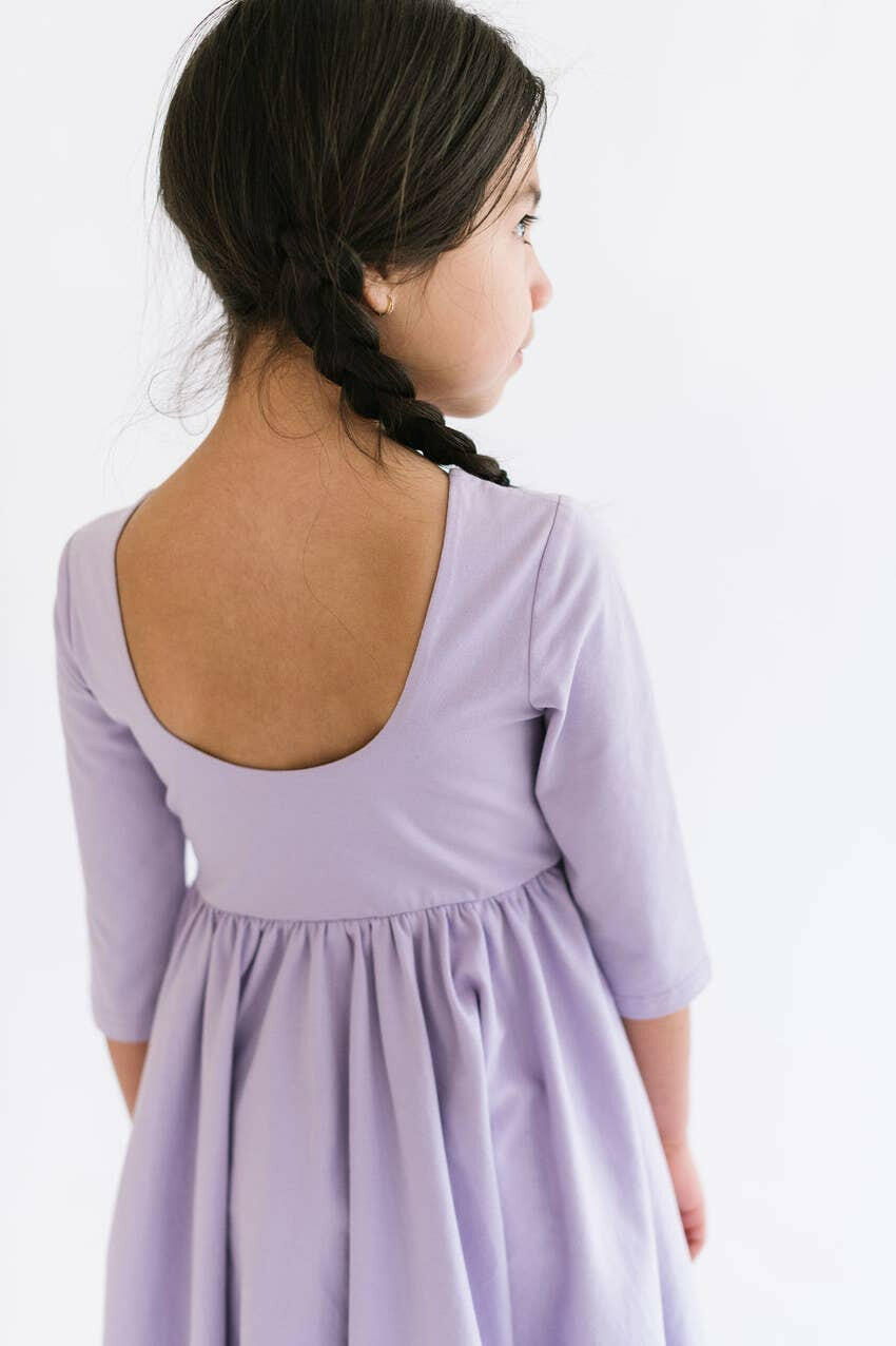 Emile Dress in Lavender Ollie Jay