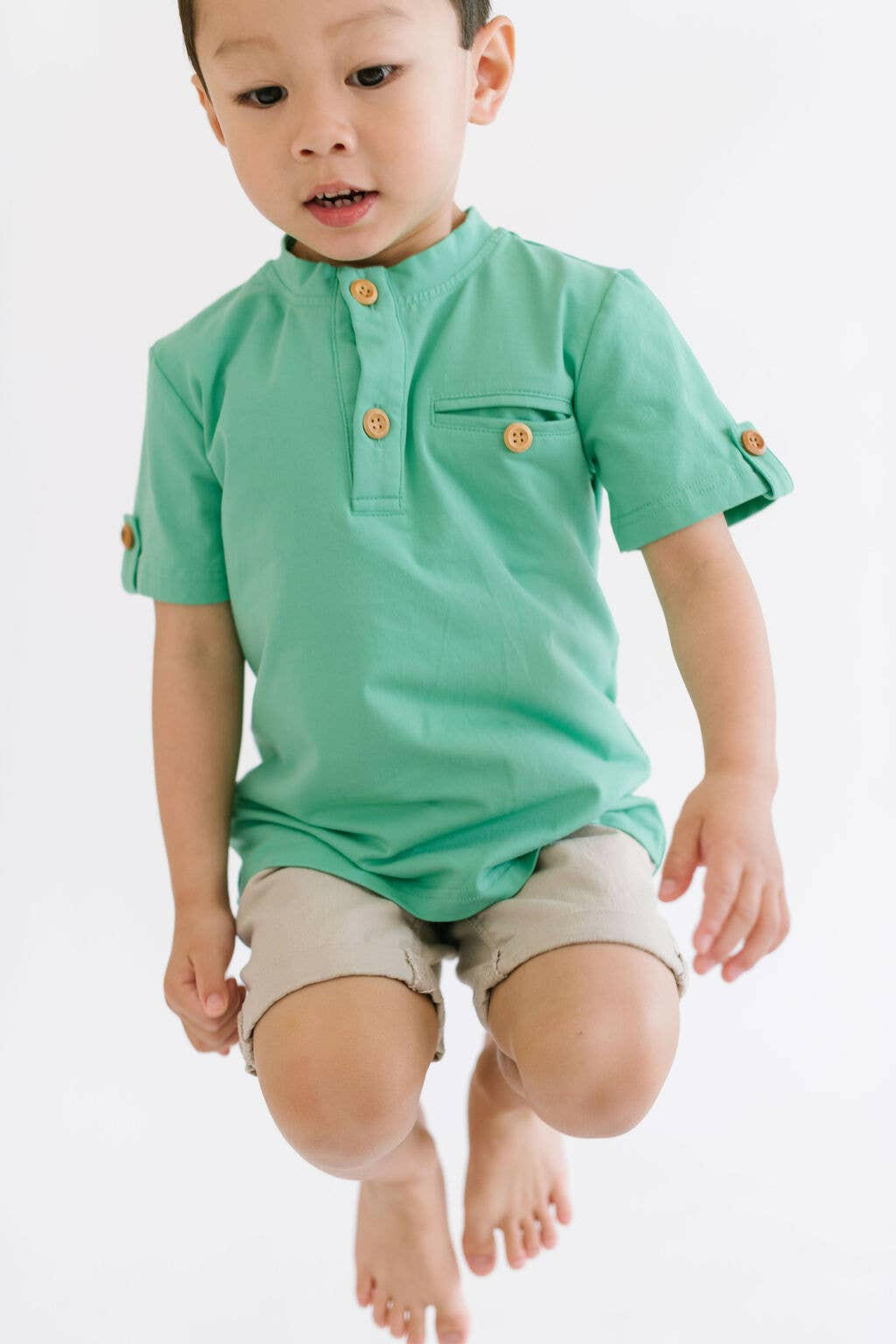 Alex Tee in Sea Green shirts Ollie Jay