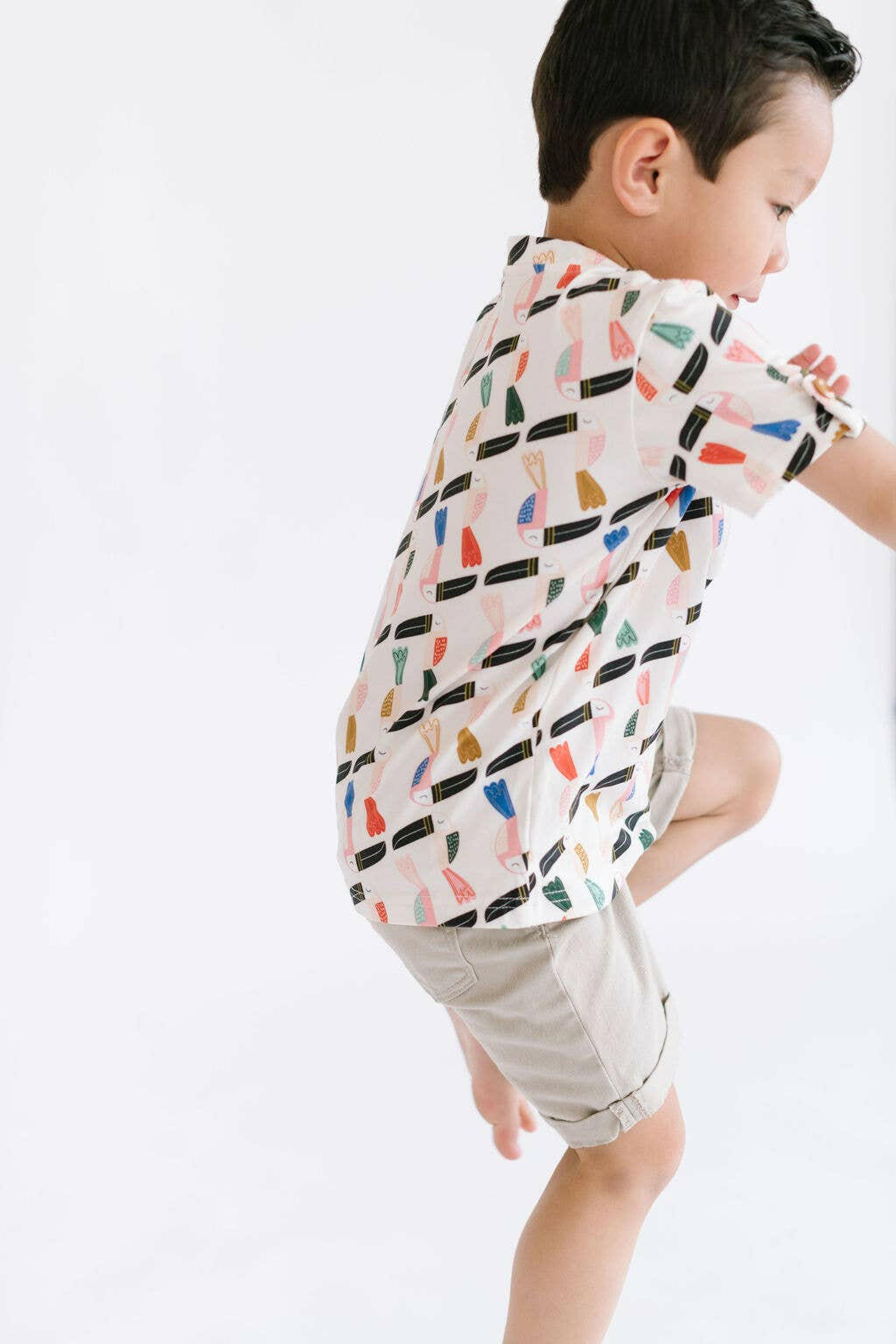 Alex Tee in Toucan Play shirts Ollie Jay