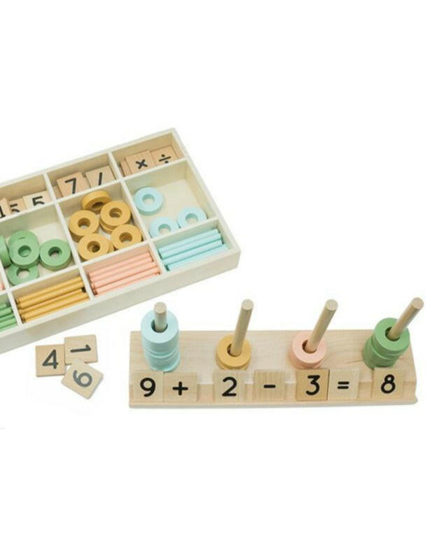 Wooden Abacus Math Toy Educational Wonder & Wise