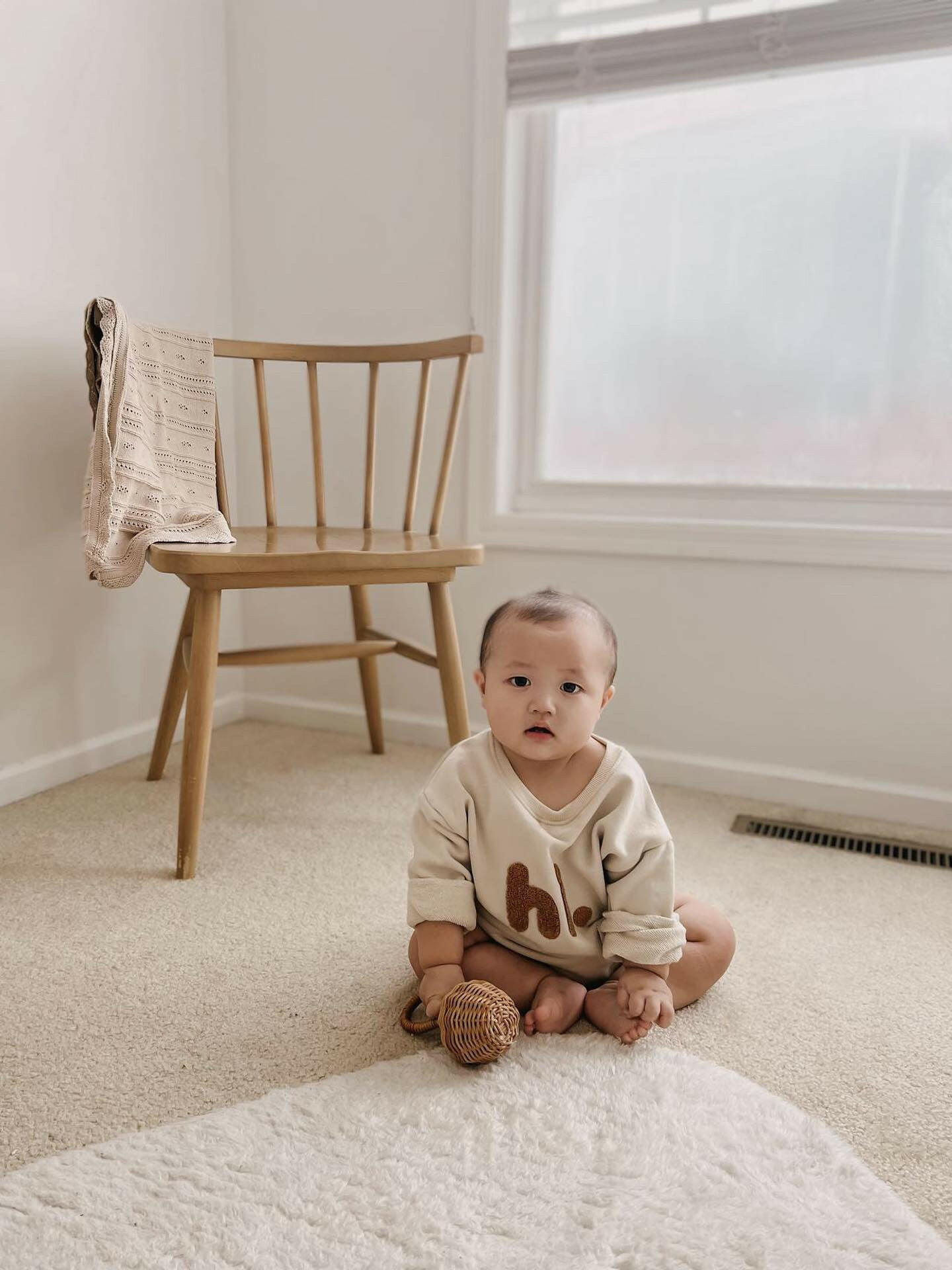 "hi." Bubble Romper 18-24 Months Luna + Luca