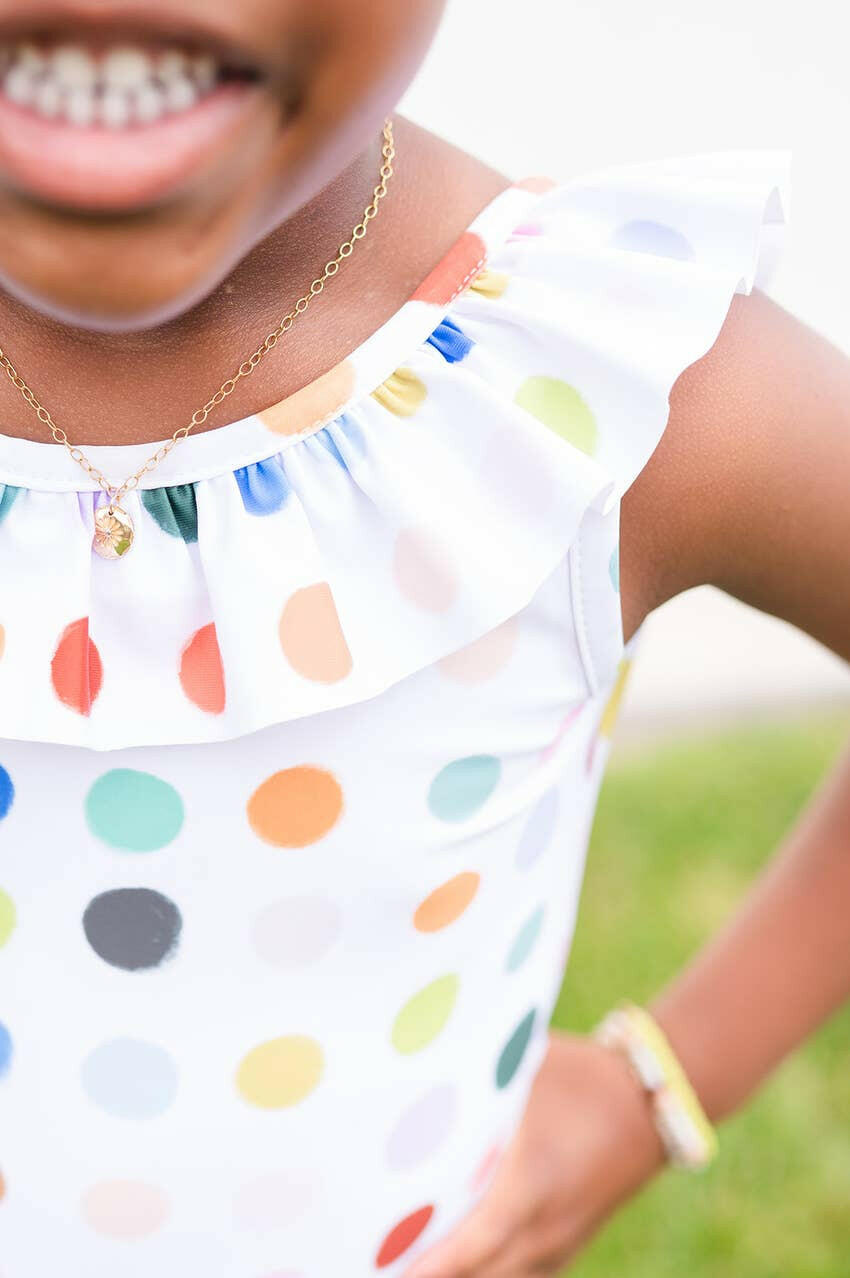 Lorelai Swim in Bold Dots Ollie Jay