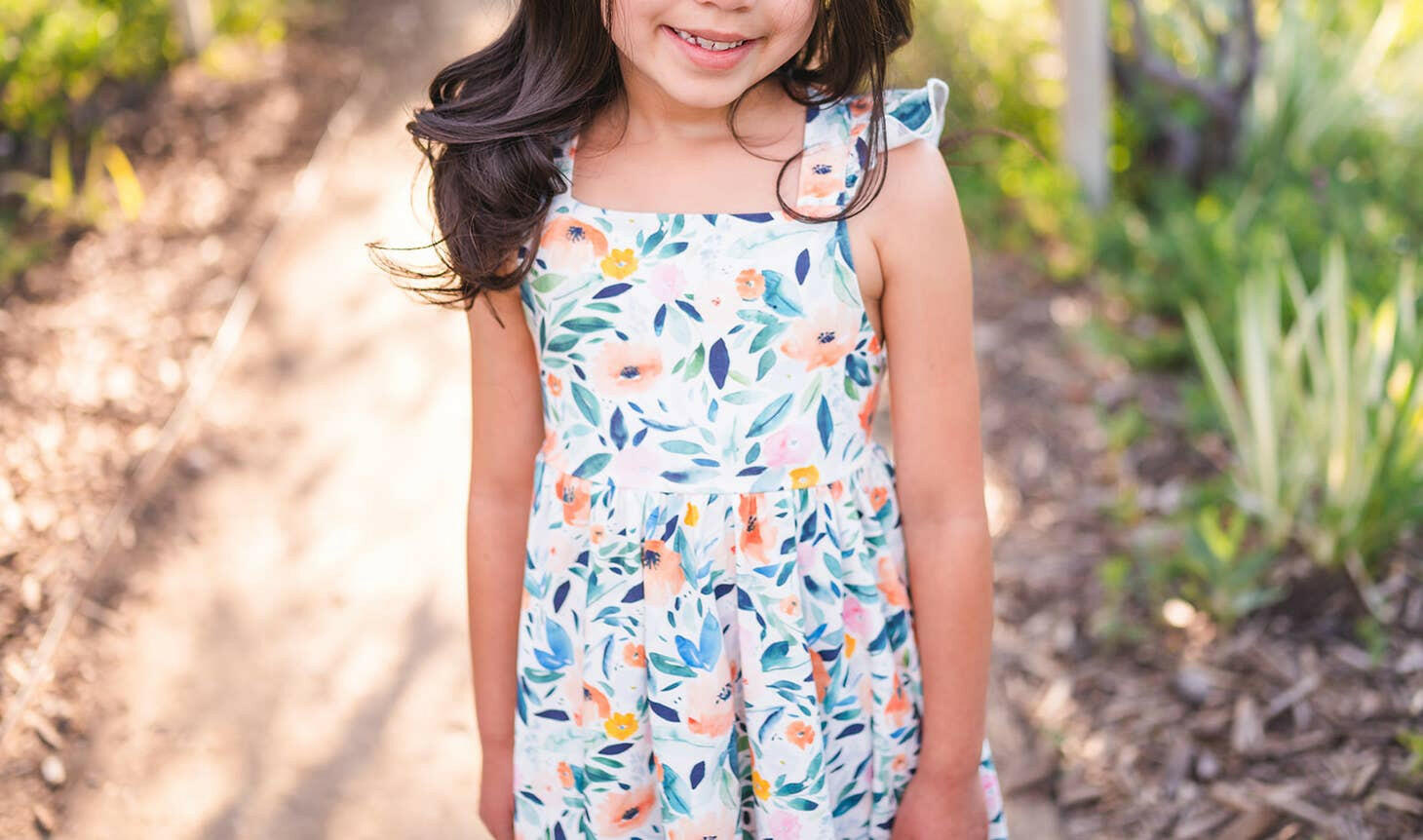 Rosita Dress in Summer Floral dress Ollie Jay
