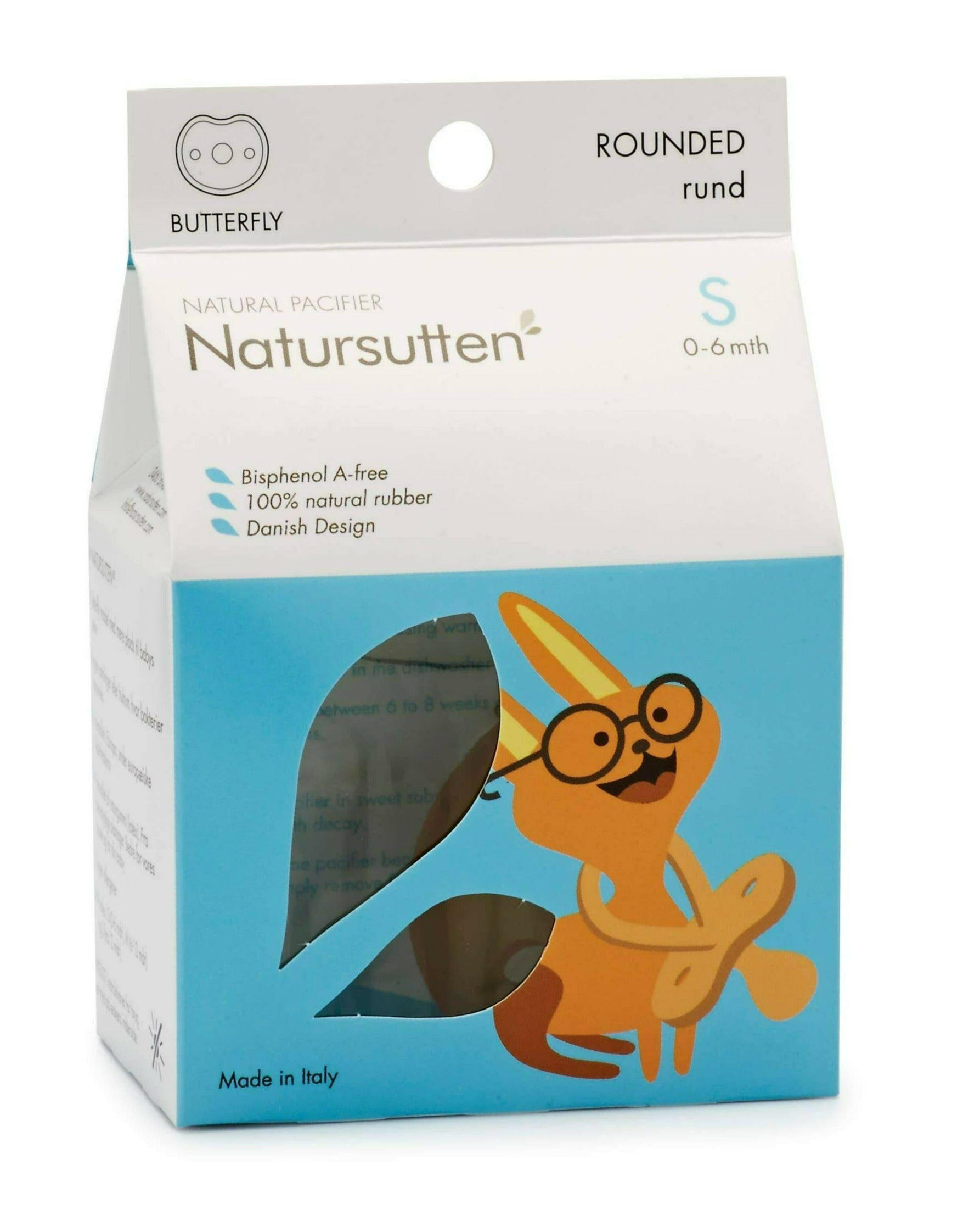 Natursutten® Butterfly Round Pacifier - Small Feeding Natursutten®